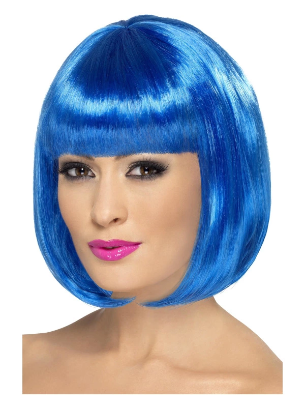 Smiffys Partyrama Wig, 12 Inch, Blue 3 Smiffys Partyrama Wig, 12 Inch, Blue
