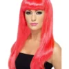 Smiffys Babelicious Wig, Neon Pink -Cheap Smiffys Store 42421