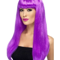 Smiffys Babelicious Wig, Purple