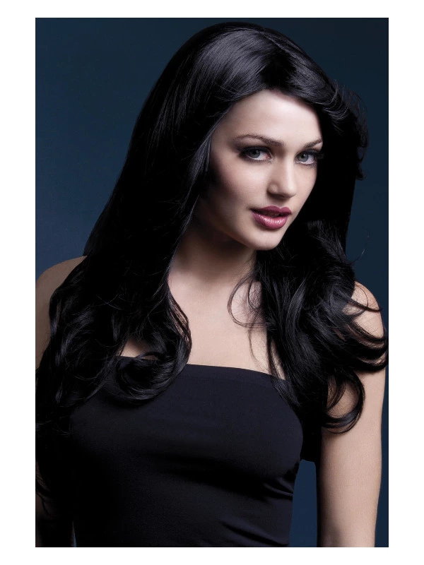 Smiffys Fever Nicole Wig, Black 3 Smiffys Fever Nicole Wig, Black