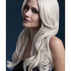 Smiffys Fever Khloe Wig, Blonde