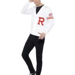 Smiffys Grease Rydell Prep Costume, White