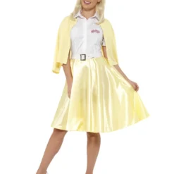 Smiffys Grease Sandy Costume, Yellow