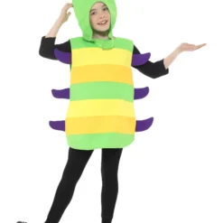 Smiffys Caterpillar Costume, Multi-Coloured