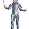 Smiffys Deluxe Armoured Knight Costume, Grey -Cheap Smiffys Store 43168