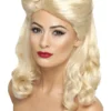 Smiffys 40s Pin Up Wig, Blonde -Cheap Smiffys Store 43215