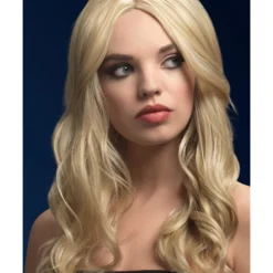 Smiffys Fever Khloe Wig, Dark Blonde