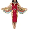 Smiffys Egyptian Goddess Costume, Red