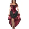 Smiffys Venetian Temptress Costume, Red