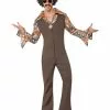 Smiffys Groovy Boogie Costume, Brown -Cheap Smiffys Store 43860