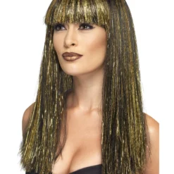 Smiffys Egyptian Goddess Wig, Black