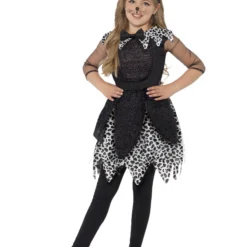 Smiffys Deluxe Midnight Cat Costume, Black