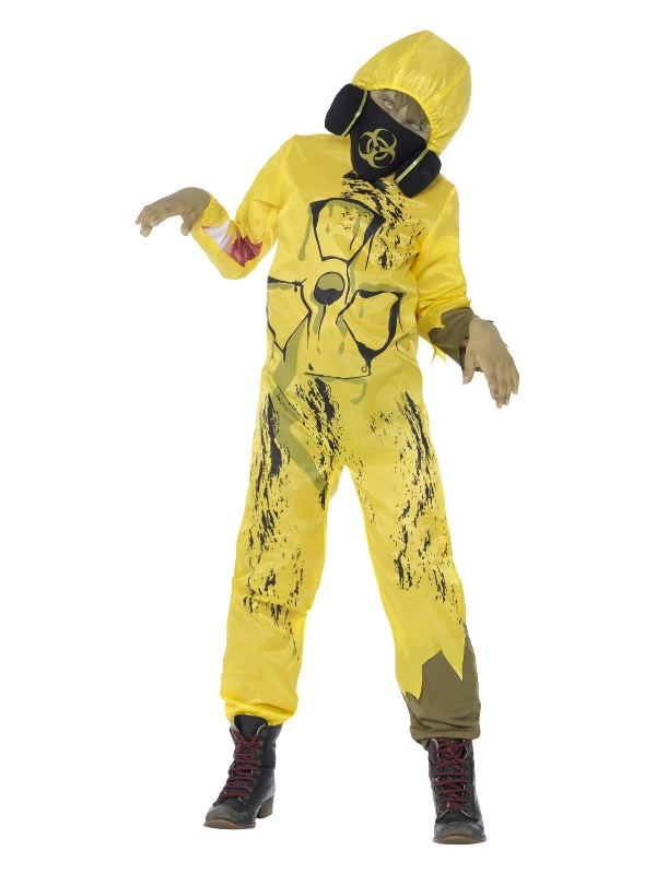 Smiffys Toxic Waste Costume, Yellow 3 Smiffys Toxic Waste Costume, Yellow