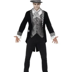 Smiffys Deluxe Dark Hatter Costume, Black