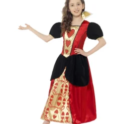 Smiffys Miss Hearts Costume, Red