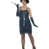 Smiffys Flapper Costume, Green