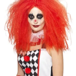 Smiffys Clown Wig, Red