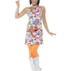 Smiffys 60’s Groovy Chick Costume, Multi-Coloured
