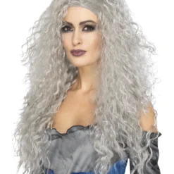 Smiffys Banshee Wig, Grey