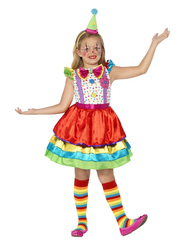 Smiffys Deluxe Clown Girl Costume, 2 Smiffys Deluxe Clown Girl Costume,