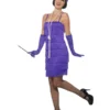 Smiffys Flapper Costume, Purple -Cheap Smiffys Store 45500