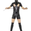 Smiffys Bondage Gimp Costume With Bodysuit, Black