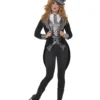 Smiffys Deluxe Dark Miss Hatter Costume, Black