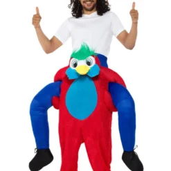 Smiffys Piggyback Parrot Costume, Multi-Coloured