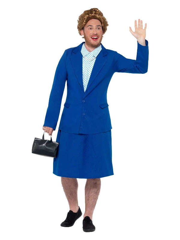 Smiffys Iron Lady Prime Minister Costume, Blue 3 Smiffys Iron Lady Prime Minister Costume, Blue