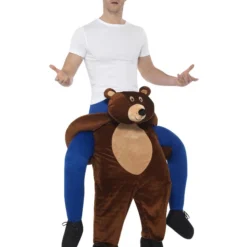 Smiffys Piggyback Bear Costume, Brown