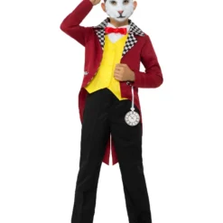 Smiffys White Rabbit Costume, Multi-Coloured
