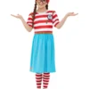 Smiffys Where’s Wally? Wenda Deluxe Costume, Red & White