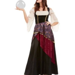 Smiffys Deluxe Fortune Teller Costume, Black