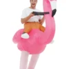 Smiffys Inflatable Ride Em Flamingo Costume, Pink -Cheap Smiffys Store 50962