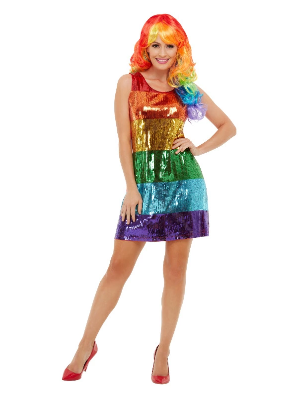 Smiffys All That Glitters Rainbow Costume, Multi-Coloured 3 Smiffys All That Glitters Rainbow Costume, Multi-Coloured