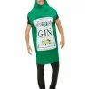 Smiffys Gin Bottle Costume, Green -Cheap Smiffys Store 52165 2