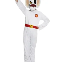 Smiffys Danger Mouse Costume, White & Red