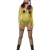 Smiffys Smiley Fishnet Bodysuit, Yellow -Cheap Smiffys Store 52335 1