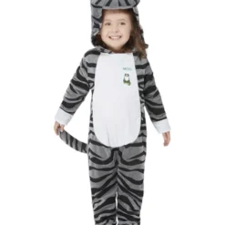 Smiffys Mog The Cat Deluxe Costume, Grey