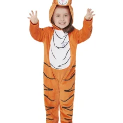 Smiffys The Tiger Who Came For Tea Deluxe Costume, Orange