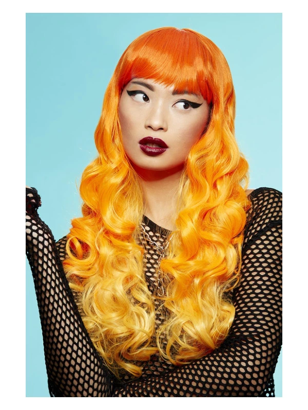 Smiffys Manic Panic® Psychedelic Sunrise™ Siren™ Wig 3 Smiffys Manic Panic® Psychedelic Sunrise™ Siren™ Wig