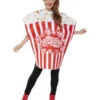 Smiffys Popcorn Costume, Red & White