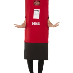 Smiffys Post Box Costume, Red