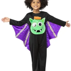 Smiffys Googly Eyed Bat Costume
