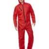 Smiffys Bank Robber Jumpsuit, Red -Cheap Smiffys Store 61037 4