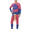 Smiffys Willyman Superhero Costume, Pink & Blue -Cheap Smiffys Store 61038 8