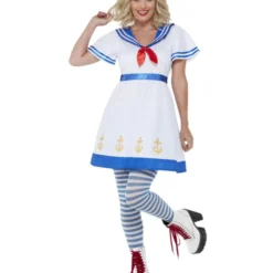 Smiffys High Seas Sailor Costume, White