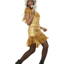 Smiffys Simply The Best Legend Tina Costume, Gold