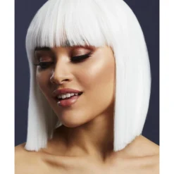 Smiffys Fever Lola Wig, White