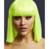 Smiffys Fever Lola Wig, Neon Lime -Cheap Smiffys Store 70284 6